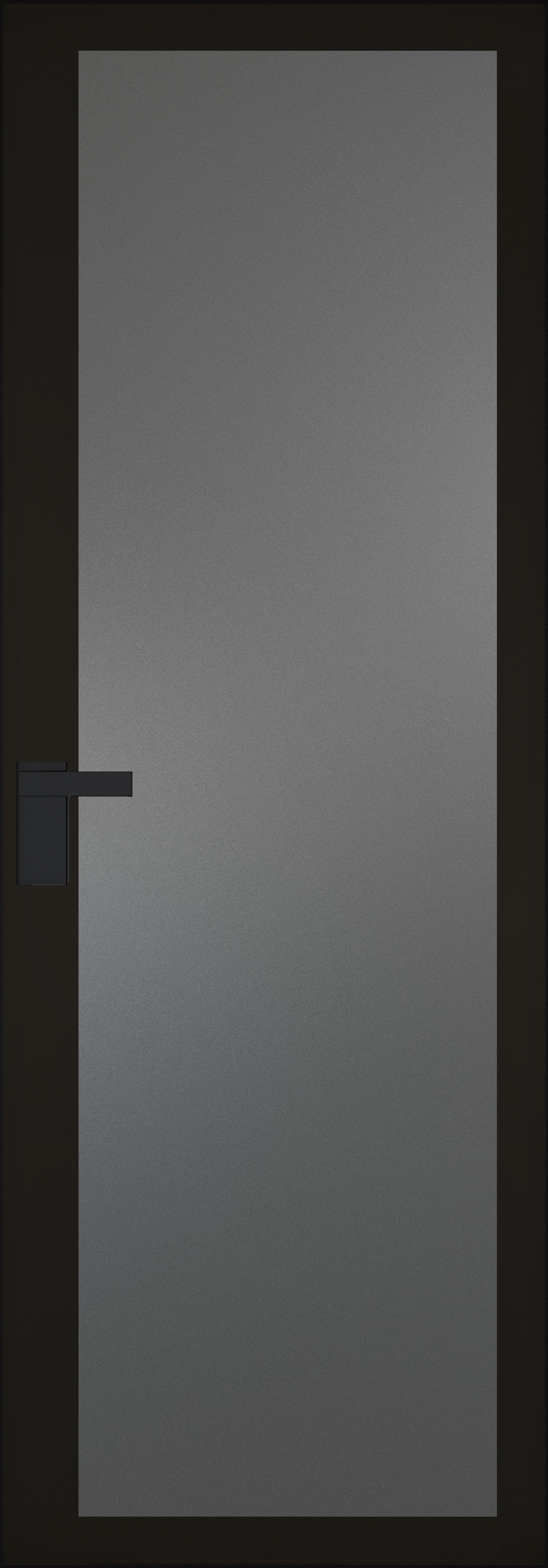 Дверь 2 AGK Черный матовый Мателюкс графит, черный прокрас 
