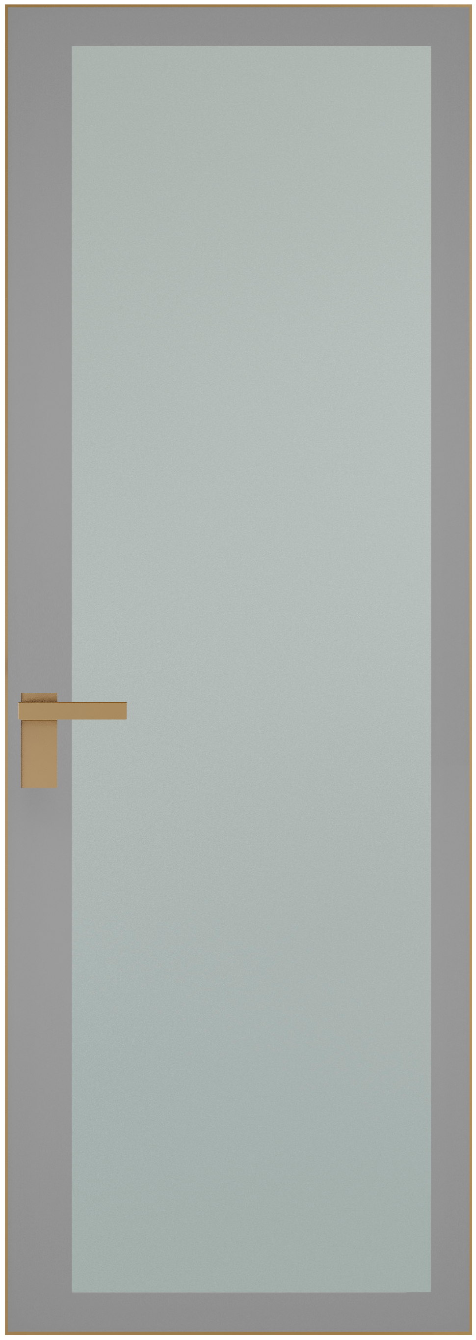 Дверь 2 AGK Золото Мателюкс, серый прокрас 