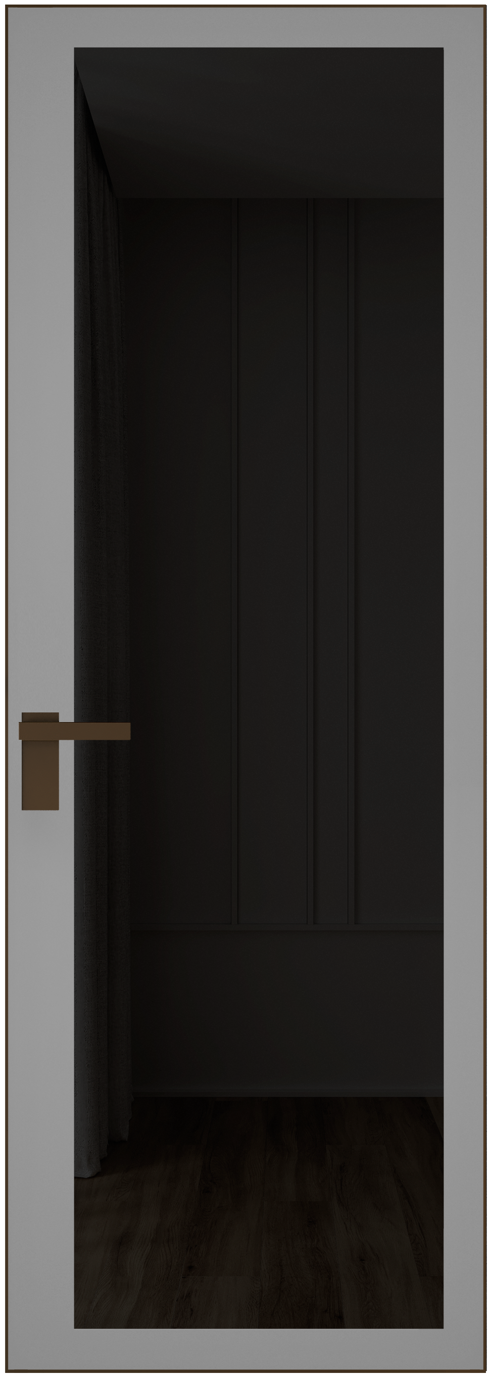 Дверь 2 AGK Деорэ Планибель графит, серый прокрас 