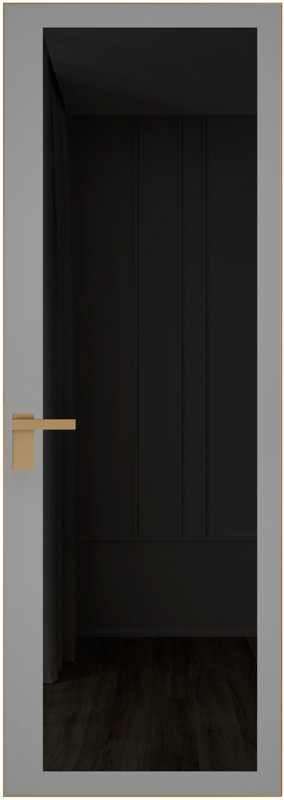 Дверь 2 AGK Золото Планибель графит, серый прокрас 