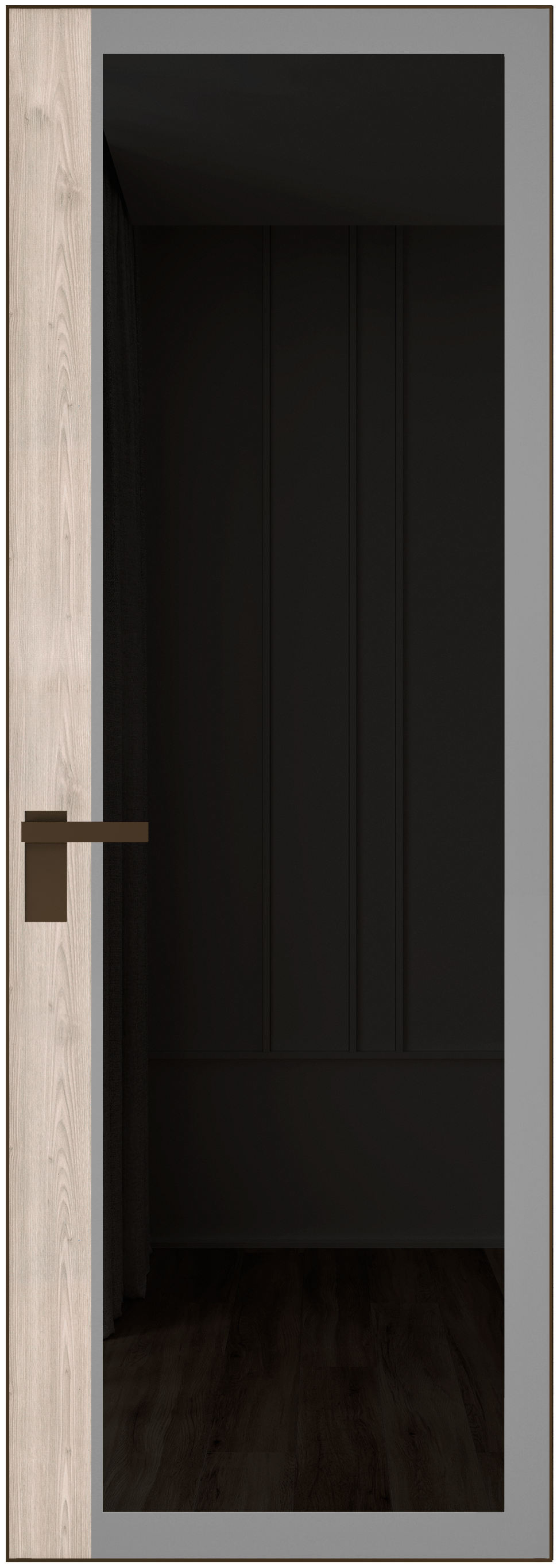 ПРОФИЛЬ ДОРС Дверь 6 AGK Деорэ Планибель графит, серый прокрас 