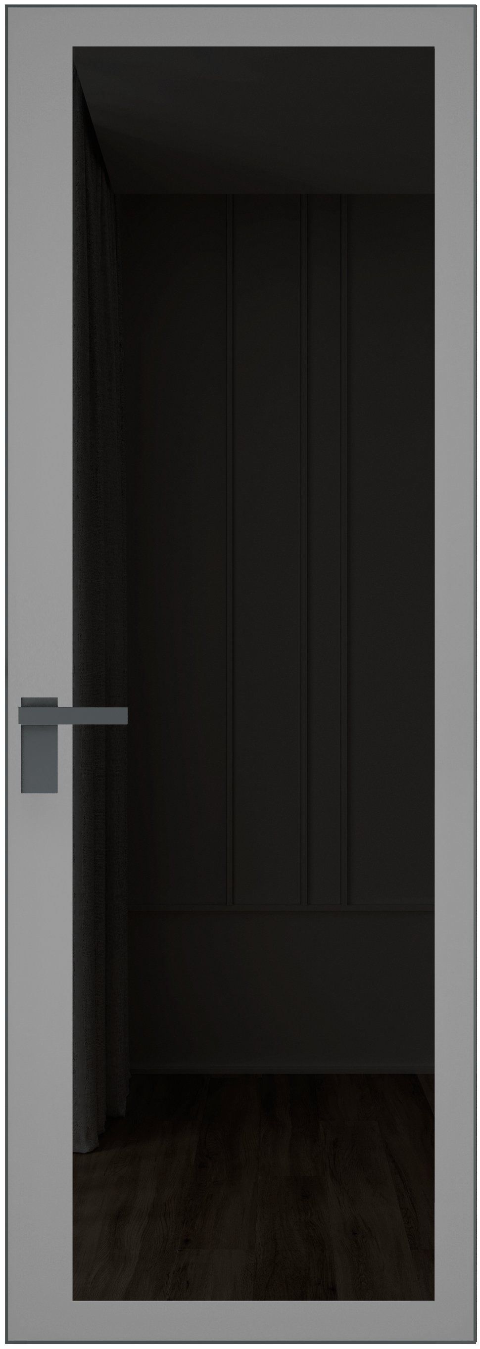 Дверь 2 AGK Серая ночь Планибель графит, серый прокрас 