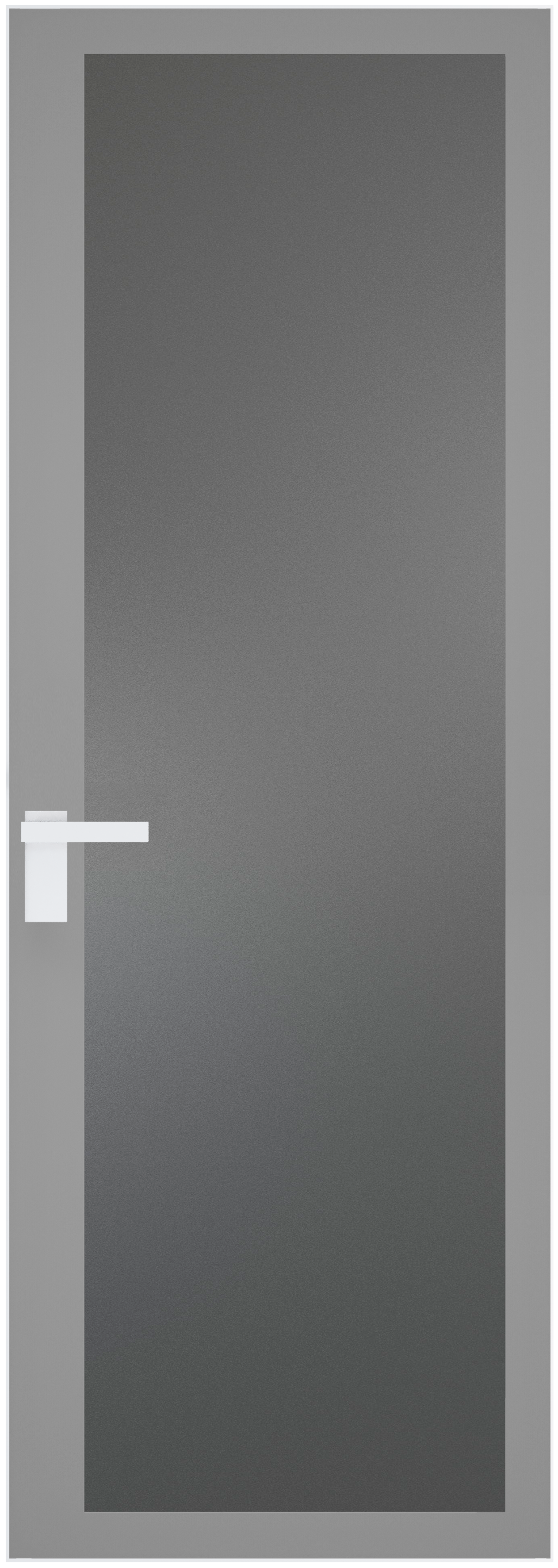 Дверь 2 AGK Вайт Мателюкс графит, серый прокрас 