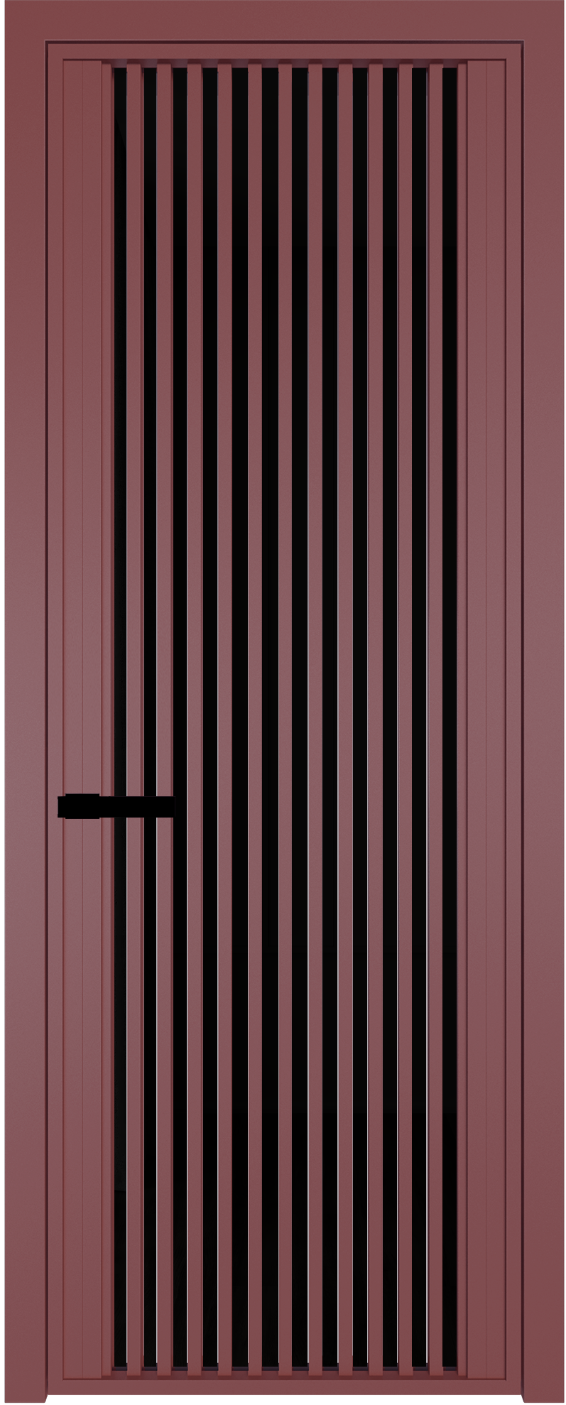 ПРОФИЛЬ ДОРС Дверь 3 AGP Красный антрацит триплекс черный 