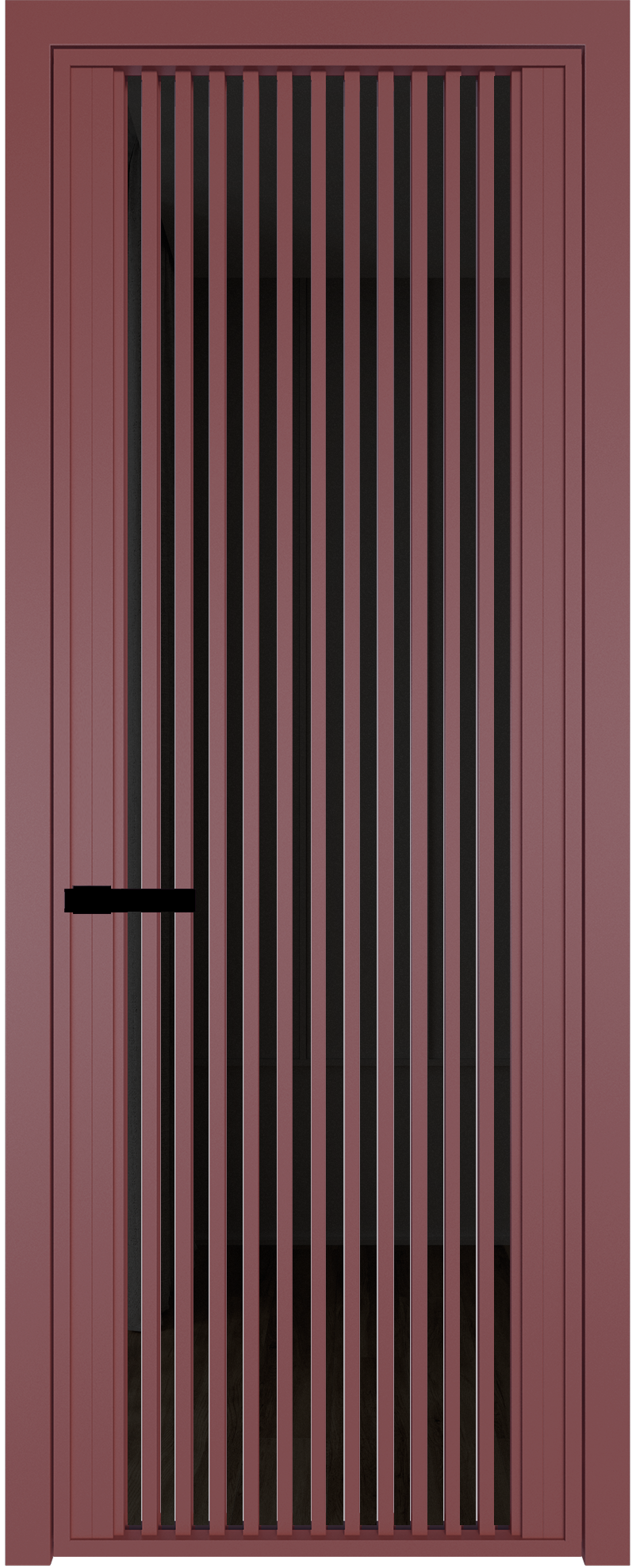 ПРОФИЛЬ ДОРС Дверь 3 AGP Красный антрацит Черное тонированное 